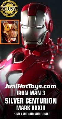 JualHotToys.com - HOT TOYS Iron Man SILVER CENTURION Mark XXIII Special