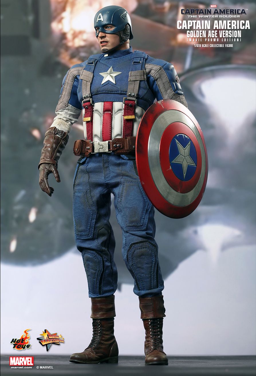 JualHotToys.com Toko JUAL Hot Toys Captain America Golden Age MMS240 1/6 Movie Action Figure Harga Murah - MISB Produk Distributor Resmi Jakarta Indonesia