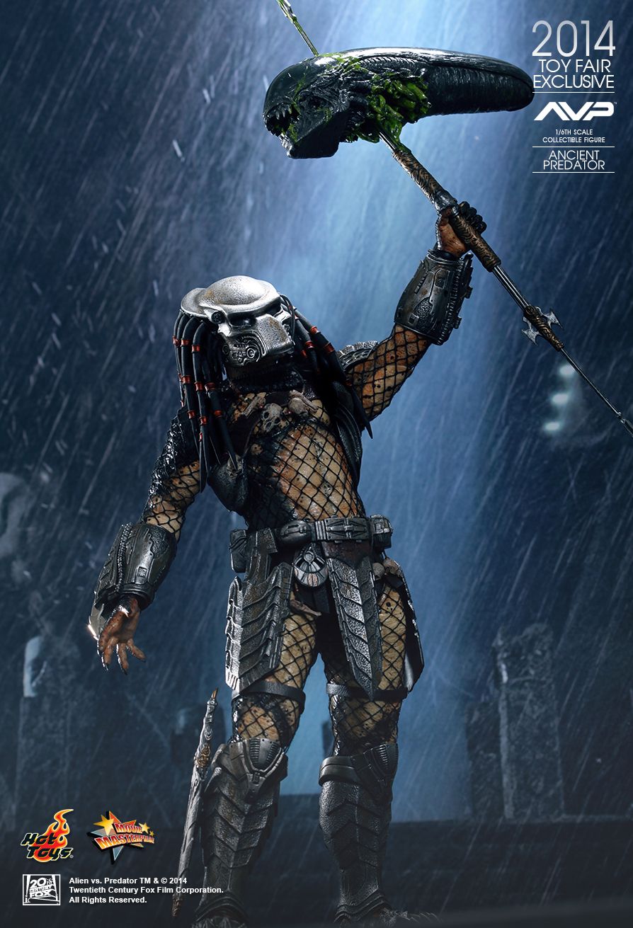 JualHotToys.com Toko JUAL HOT TOYS ANCIENT PREDATOR Alien Vs Predator MMS250 1/6 Action Figure Harga Murah - MISB Produk Distributor Resmi Jakarta Indonesia