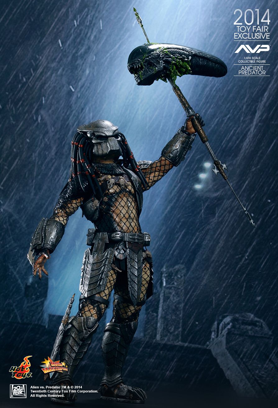 JualHotToys.com Toko JUAL HOT TOYS ANCIENT PREDATOR Alien Vs Predator MMS250 1/6 Action Figure Harga Murah - MISB Produk Distributor Resmi Jakarta Indonesia