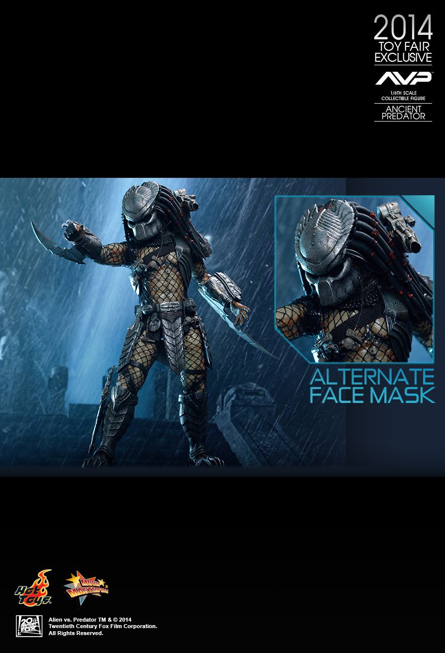 JualHotToys.com Toko JUAL HOT TOYS ANCIENT PREDATOR Alien Vs Predator MMS250 1/6 Action Figure Harga Murah - MISB Produk Distributor Resmi Jakarta Indonesia
