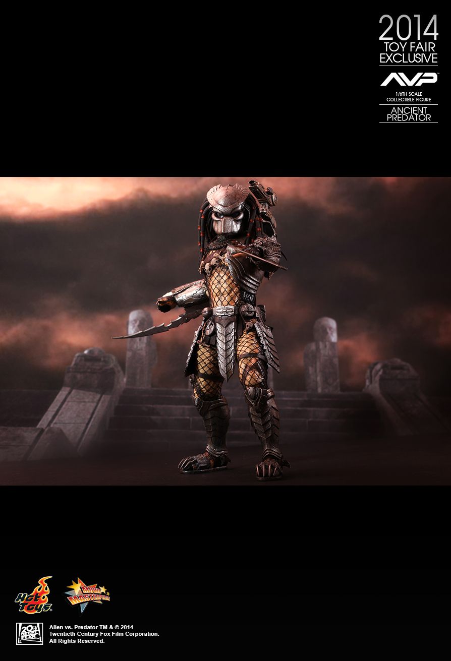 JualHotToys.com Toko JUAL HOT TOYS ANCIENT PREDATOR Alien Vs Predator MMS250 1/6 Action Figure Harga Murah - MISB Produk Distributor Resmi Jakarta Indonesia