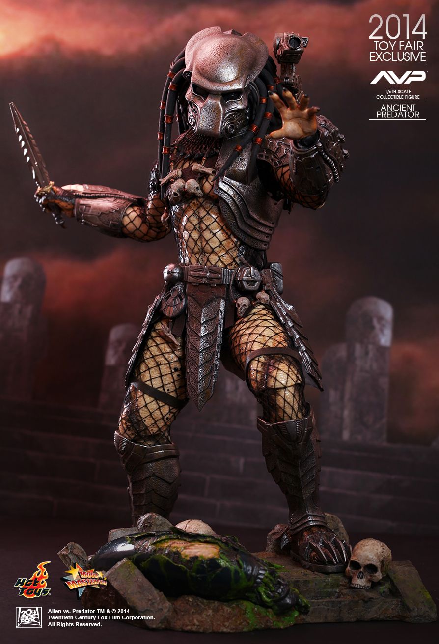 JualHotToys.com Toko JUAL HOT TOYS ANCIENT PREDATOR Alien Vs Predator MMS250 1/6 Action Figure Harga Murah - MISB Produk Distributor Resmi Jakarta Indonesia
