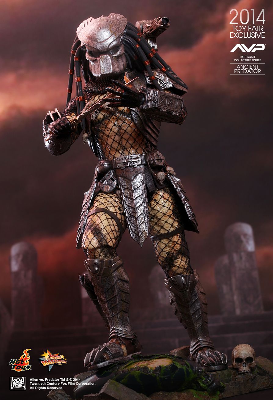 JualHotToys.com Toko JUAL HOT TOYS ANCIENT PREDATOR Alien Vs Predator MMS250 1/6 Action Figure Harga Murah - MISB Produk Distributor Resmi Jakarta Indonesia