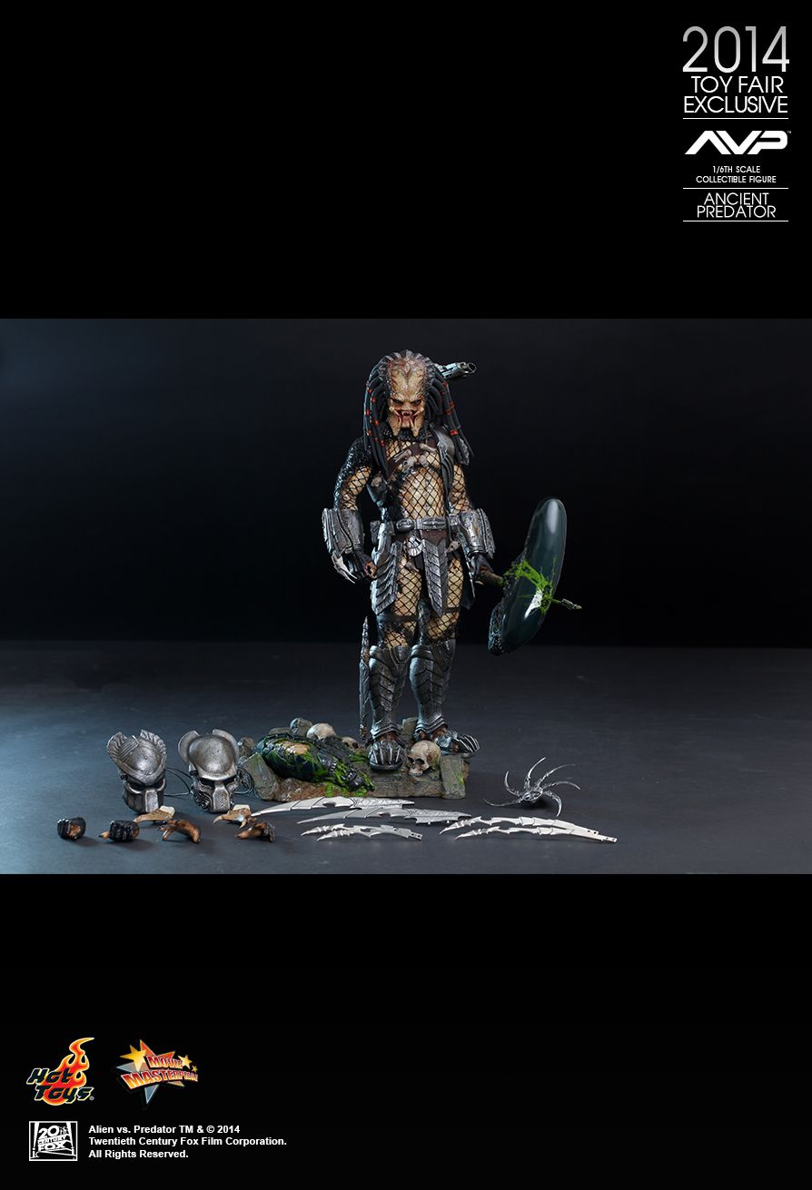 JualHotToys.com Toko JUAL HOT TOYS ANCIENT PREDATOR Alien Vs Predator MMS250 1/6 Action Figure Harga Murah - MISB Produk Distributor Resmi Jakarta Indonesia