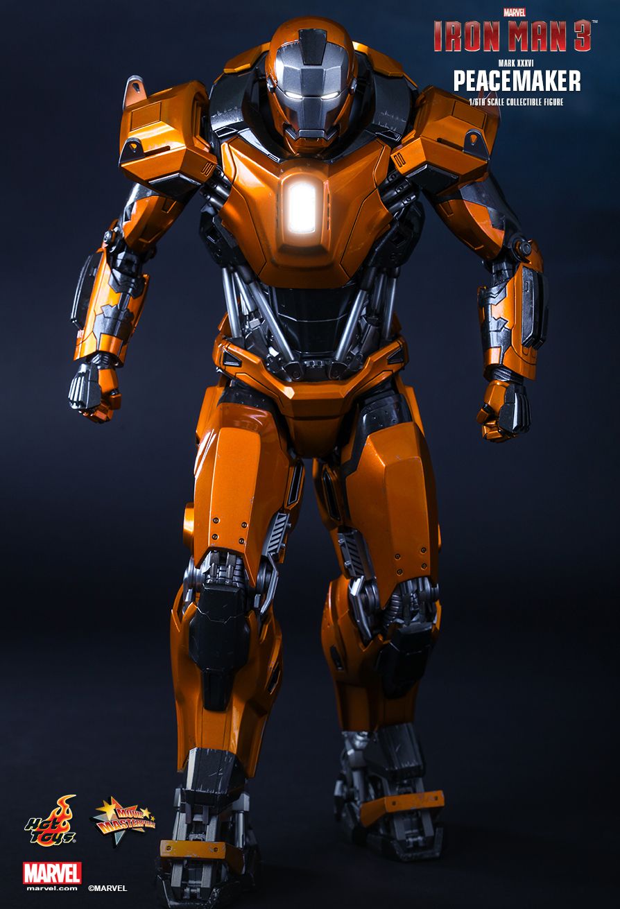 JualHotToys.com Toko JUAL HOT TOYS IRON MAN PEACEMAKER MARK XXXVI MMS258 1/6 Movie Action Figure Harga Murah - MISB Produk Distributor Resmi Jakarta Indonesia