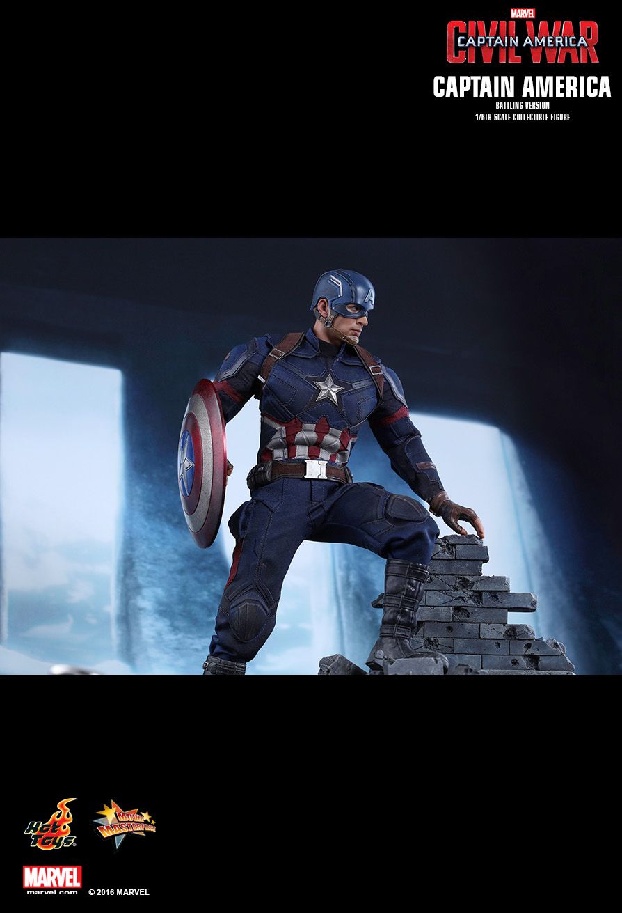 JualHotToys.com Toko JUAL HOT TOYS Captain America Civil War Battling Movie Promo MMS360 1/6 Movie Action Figure Harga Murah - MISB Produk Distributor Resmi Jakarta Indonesia