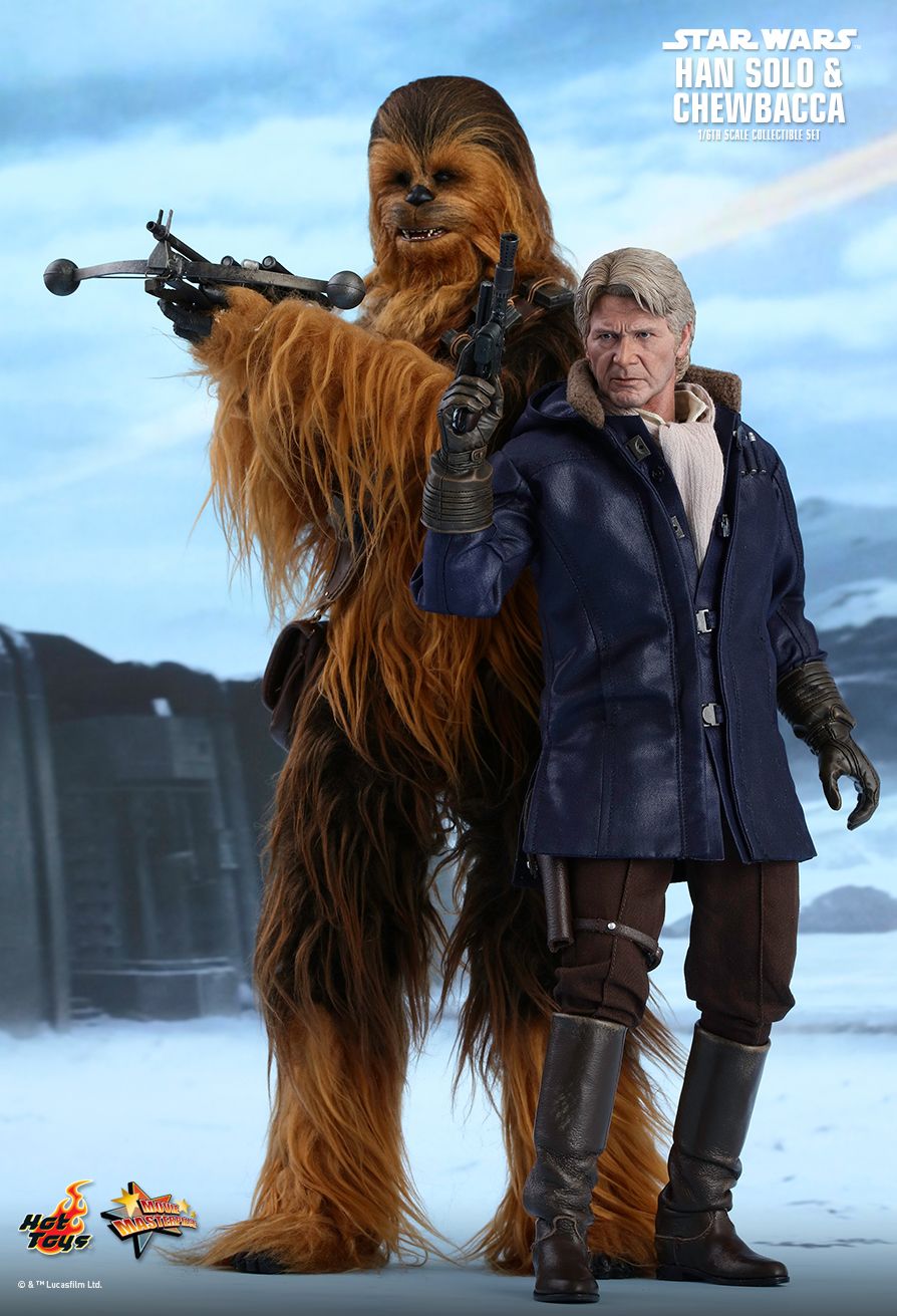JualHotToys.com Toko JUAL HOT TOYS Han Solo and Chewbacca The Force Awakens MMS376 1/6 Movie Action Figure Harga Murah - MISB Produk Distributor Resmi Jakarta Indonesia