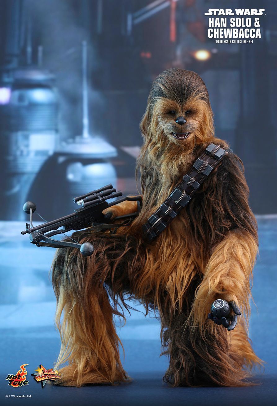 JualHotToys.com Toko JUAL HOT TOYS Han Solo and Chewbacca The Force Awakens MMS376 1/6 Movie Action Figure Harga Murah - MISB Produk Distributor Resmi Jakarta Indonesia