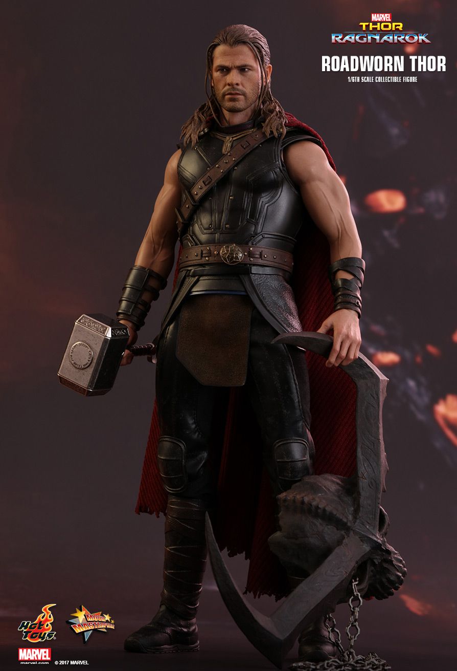 JualHotToys.com Toko JUAL HOT TOYS Roadworn Thor Ragnarok MMS416 1/6 Movie Action Figure Harga Murah - MISB Produk Distributor Resmi Jakarta Indonesia