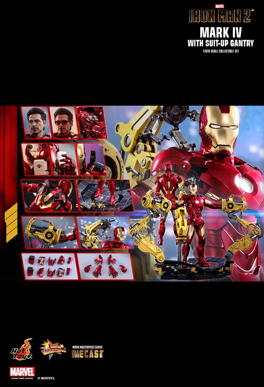 JualHotToys.com Toko JUAL HOT TOYS Iron Man Mark IV 4 Diecast with Gantry MMS462D22 1/6 Movie Action Figure Harga Murah - MISB Produk Distributor Resmi Jakarta Indonesia