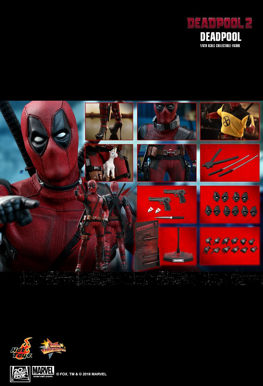 JualHotToys.com Toko JUAL HOT TOYS Deadpool 2 MMS490 1/6 Movie Action Figure Harga Murah - MISB Produk Distributor Resmi Jakarta Indonesia