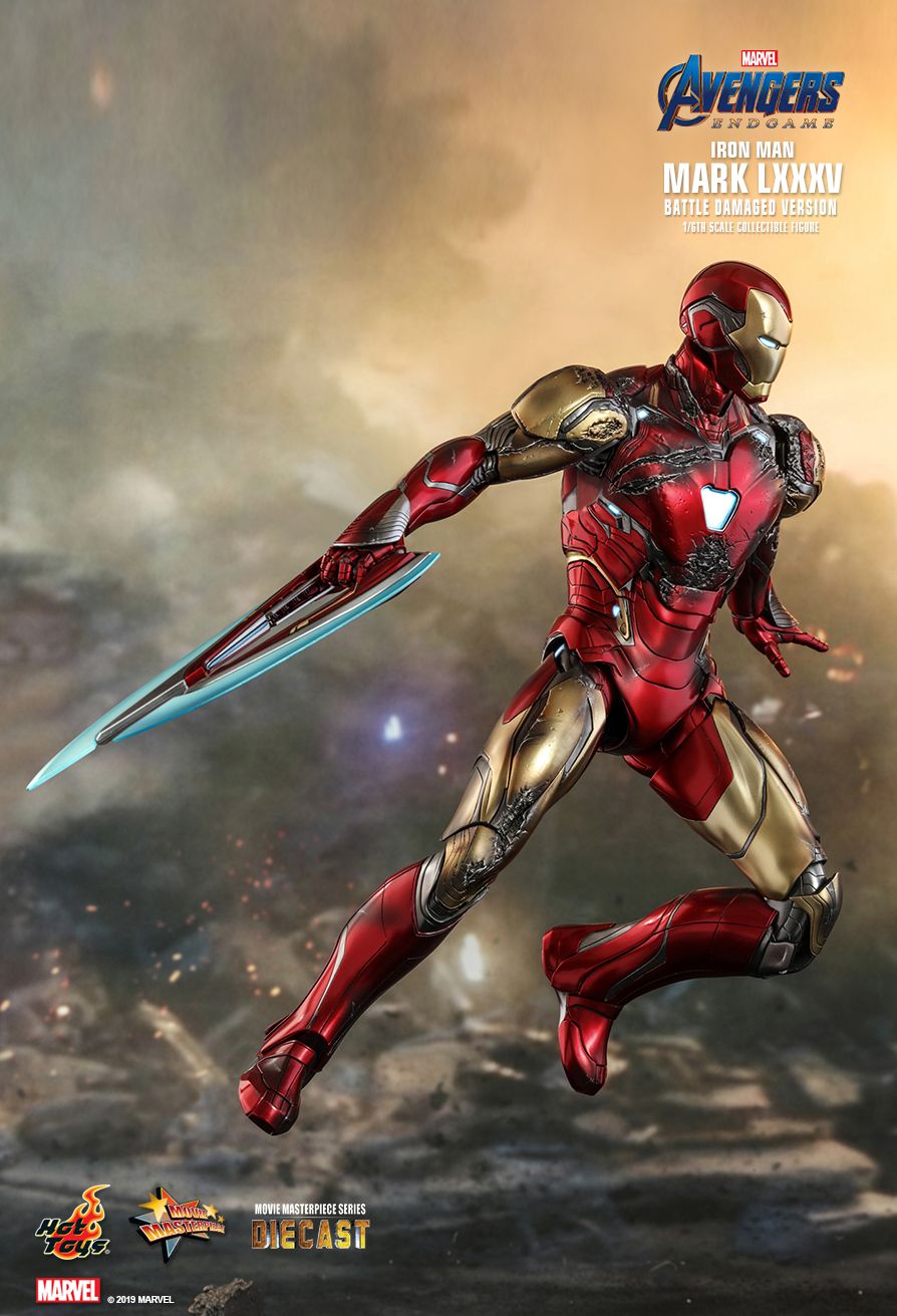 JualHotToys.com Toko JUAL HOT TOYS Iron Man Mark 85 Battle Damaged Diecast MMS543D33 1/6 Movie Action Figure Harga Murah - MISB Produk Distributor Resmi Jakarta Indonesia