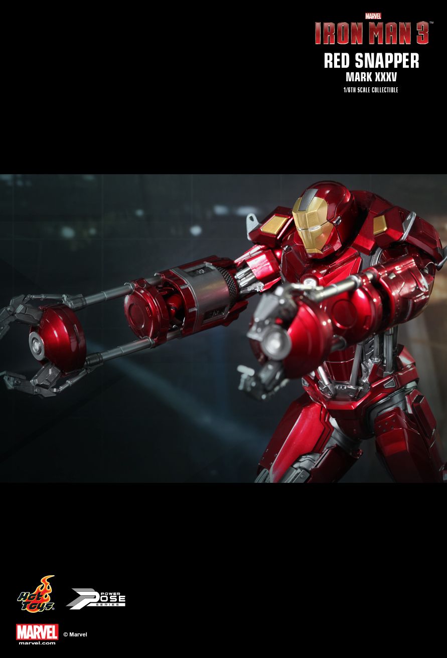 JualHotToys.com Toko JUAL HOT TOYS IRON MAN RED SNAPPER Mark XXXV 35 PPS002 1/6 Movie Action Figure Harga Murah - MISB Produk Distributor Resmi Jakarta Indonesia