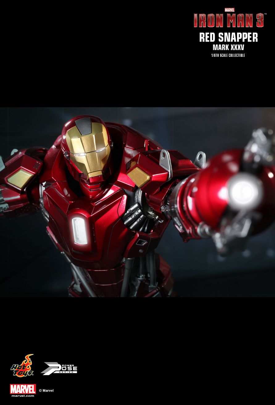 JualHotToys.com Toko JUAL HOT TOYS IRON MAN RED SNAPPER Mark XXXV 35 PPS002 1/6 Movie Action Figure Harga Murah - MISB Produk Distributor Resmi Jakarta Indonesia