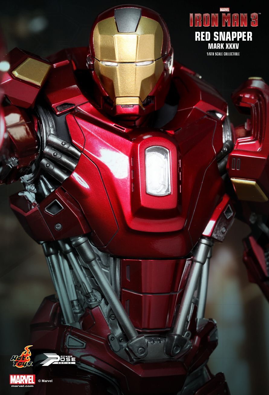 JualHotToys.com Toko JUAL HOT TOYS IRON MAN RED SNAPPER Mark XXXV 35 PPS002 1/6 Movie Action Figure Harga Murah - MISB Produk Distributor Resmi Jakarta Indonesia