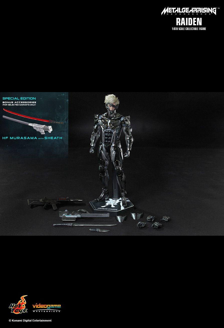 JualHotToys.com Toko JUAL HOT TOYS RAIDEN Metal Gear Rising VGM17 1/6 Game Figure Harga Murah - MISB Produk Distributor Resmi Jakarta Indonesia