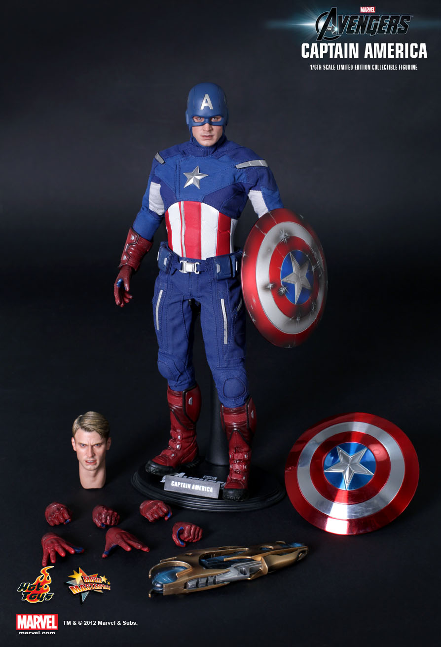 JualHotToys.com Toko JUAL HOT TOYS Captain America The Avengers MMS174 1/6 Movie Action Figure Harga Murah - MISB Produk Distributor Resmi Jakarta Indonesia
