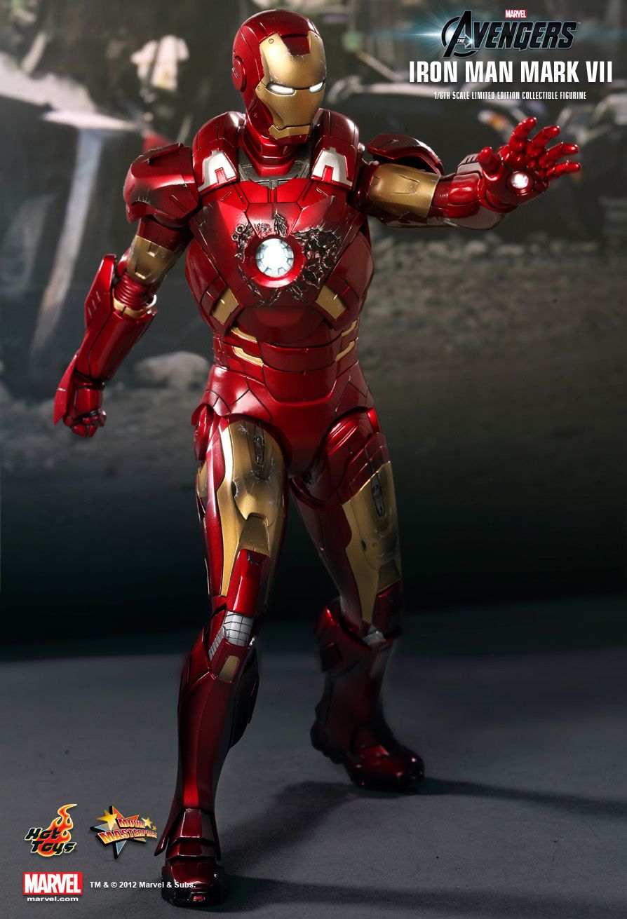 JualHotToys.com Toko JUAL HOT TOYS Iron Man Mark VII 7 MMS185 1/6 Movie Action Figure Harga Murah - MISB Produk Distributor Resmi Jakarta Indonesia