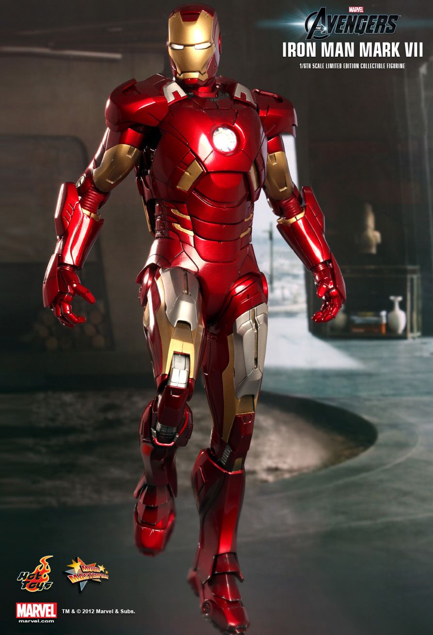 JualHotToys.com Toko JUAL HOT TOYS Iron Man Mark VII 7 MMS185 1/6 Movie Action Figure Harga Murah - MISB Produk Distributor Resmi Jakarta Indonesia