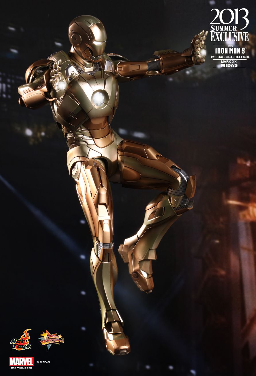 JualHotToys.com Toko JUAL HOT TOYS Iron Man Midas Gold Mark XXI MMS208 1/6 Movie Action Figure Harga Murah - MISB Produk Distributor Resmi Jakarta Indonesia