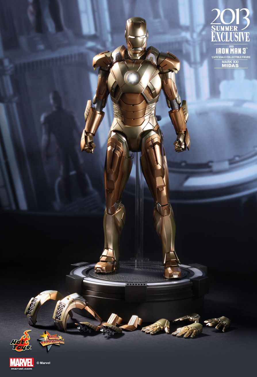 JualHotToys.com Toko JUAL HOT TOYS Iron Man Midas Gold Mark XXI MMS208 1/6 Movie Action Figure Harga Murah - MISB Produk Distributor Resmi Jakarta Indonesia