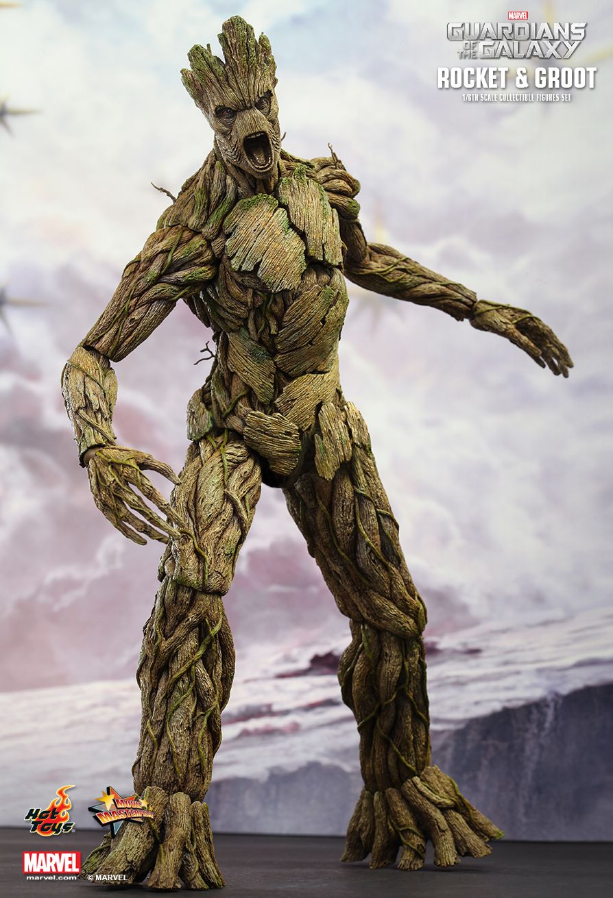 JualHotToys.com Toko JUAL HOT TOYS Guardians Of The Galaxy ROCKET and GROOT MMS254 1/6 Movie Action Figure Harga Murah - MISB Produk Distributor Resmi Jakarta Indonesia