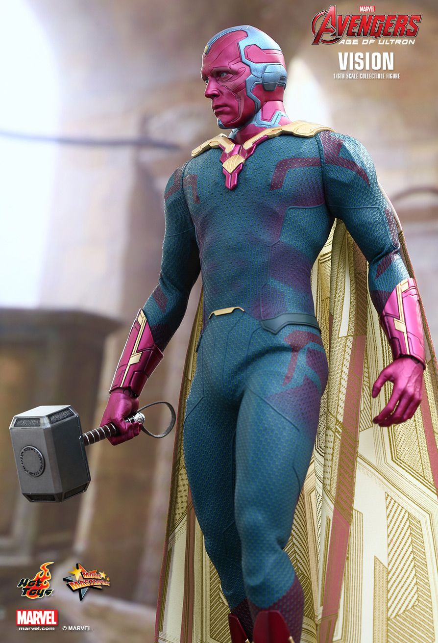JualHotToys.com Toko HOT TOYS VISION Avengers Age Of Ultron MMS296 1/6 Movie Action Figure Harga Murah - MISB Produk Distributor Resmi Jakarta Indonesia