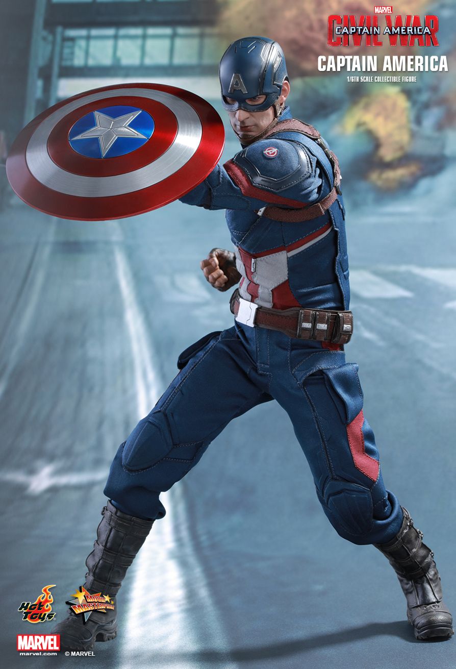 JualHotToys.com Toko JUAL HOT TOYS Captain America Civil War MMS350 1/6 Movie Action Figure Harga Murah - MISB Produk Distributor Resmi Jakarta Indonesia