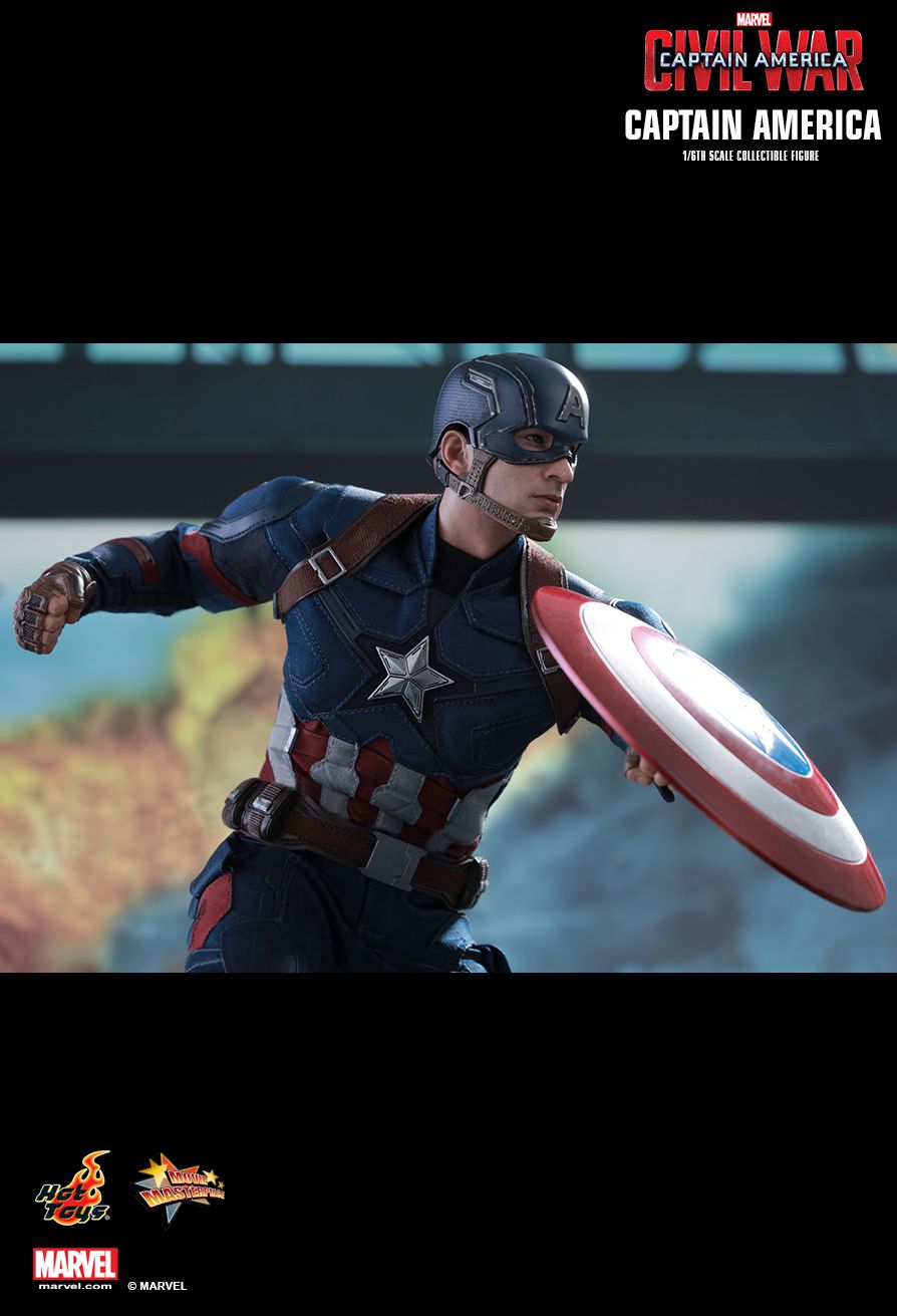 JualHotToys.com Toko JUAL HOT TOYS Captain America Civil War MMS350 1/6 Movie Action Figure Harga Murah - MISB Produk Distributor Resmi Jakarta Indonesia
