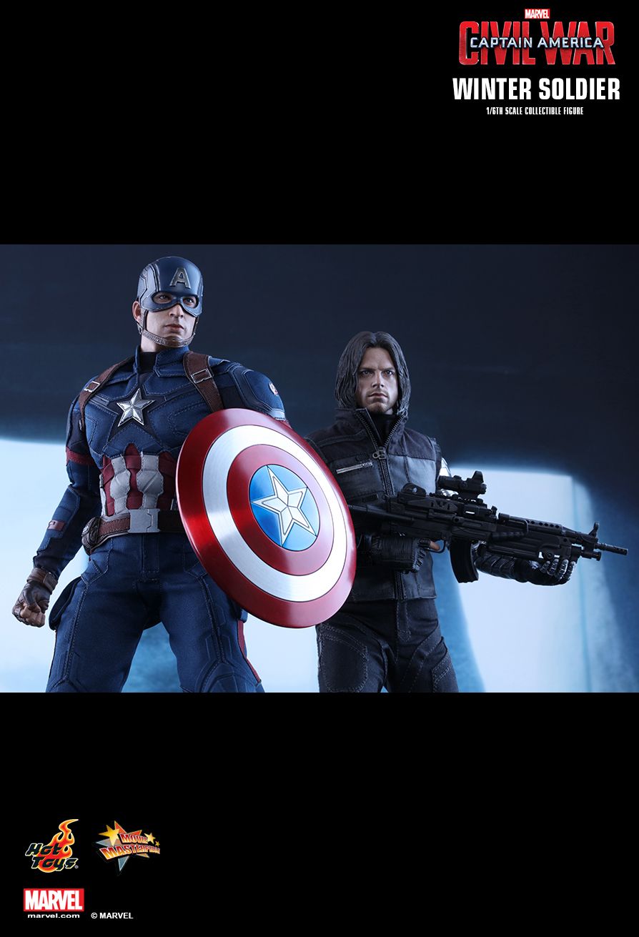 JualHotToys.com Toko JUAL HOT TOYS Winter Soldier Civil War MMS351 1/6 Movie Action Figure Harga Murah - MISB Produk Distributor Resmi Jakarta Indonesia