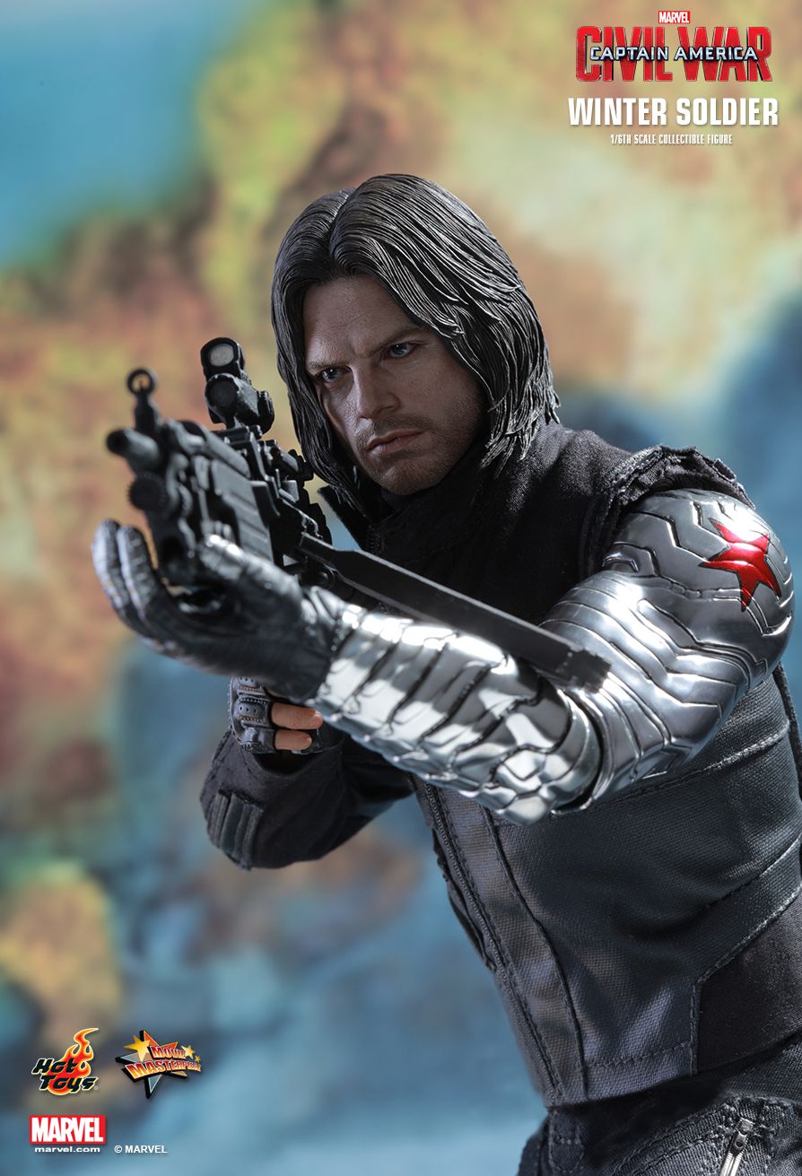 JualHotToys.com Toko JUAL HOT TOYS Winter Soldier Civil War MMS351 1/6 Movie Action Figure Harga Murah - MISB Produk Distributor Resmi Jakarta Indonesia