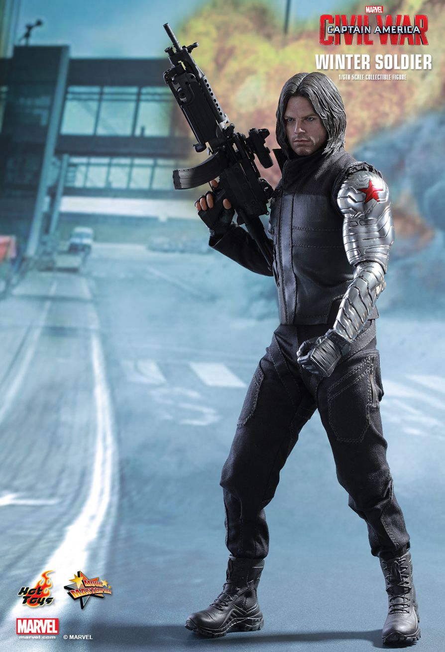 JualHotToys.com Toko JUAL HOT TOYS Winter Soldier Civil War MMS351 1/6 Movie Action Figure Harga Murah - MISB Produk Distributor Resmi Jakarta Indonesia