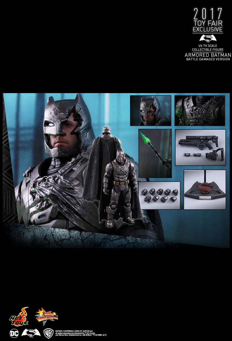 JualHotToys.com Toko JUAL HOT TOYS Armored Batman Battle Damaged BVS MMS417 1/6 Movie Action Figure Harga Murah - MISB Produk Distributor Resmi Jakarta Indonesia