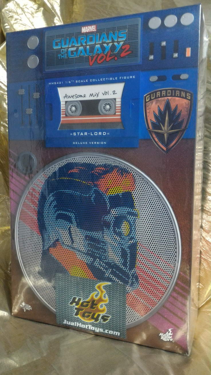 JualHotToys.com Toko JUAL HOT TOYS Star Lord Deluxe Guardians of the Galaxy 2 MMS421 1/6 Movie Action Figure Harga Murah - MISB Produk Distributor Resmi Jakarta Indonesia