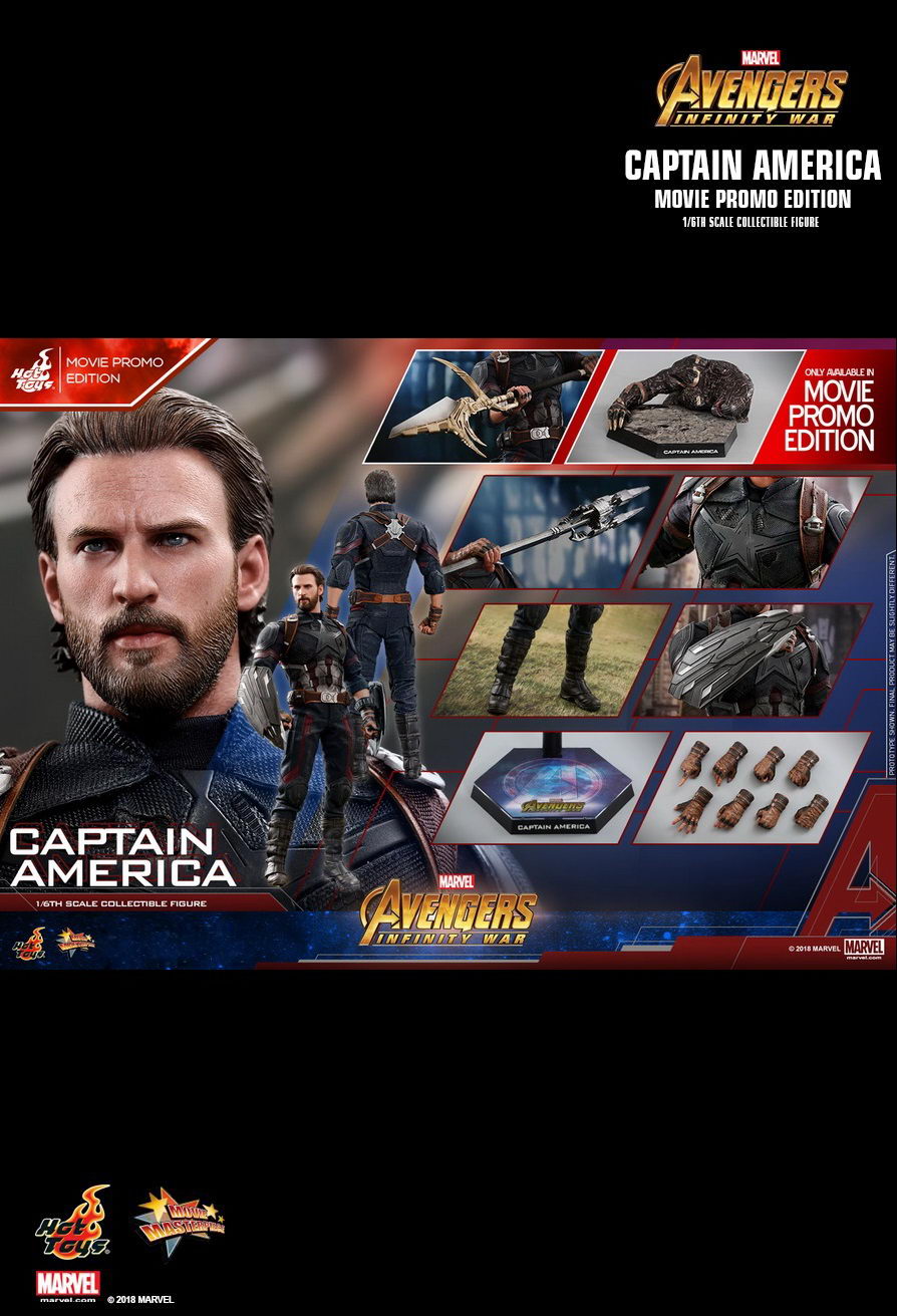 JualHotToys.com Toko JUAL Hot Toys Captain America Infinity War Movie Promo MMS481 1/6 Movie Action Figure Harga Murah - MISB Produk Distributor Resmi Jakarta Indonesia