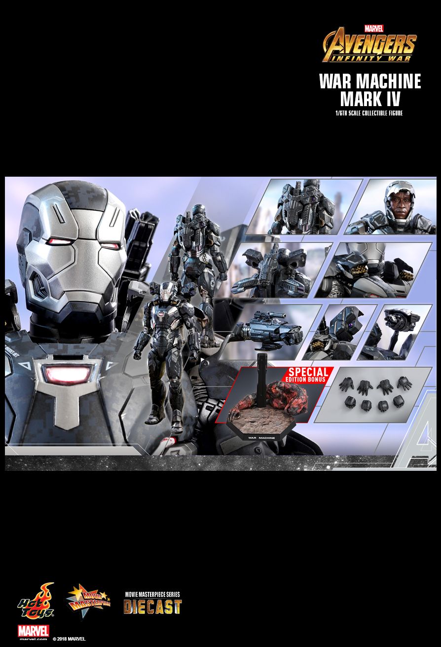 JualHotToys.com Toko JUAL HOT TOYS Iron Man War Machine Mark IV 4 Diecast MMS499D26 1/6 Movie Action Figure Harga Murah - MISB Produk Distributor Resmi Jakarta Indonesia